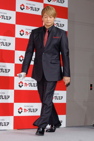 香取慎吾、「カープレミア」新CM発表会に登場