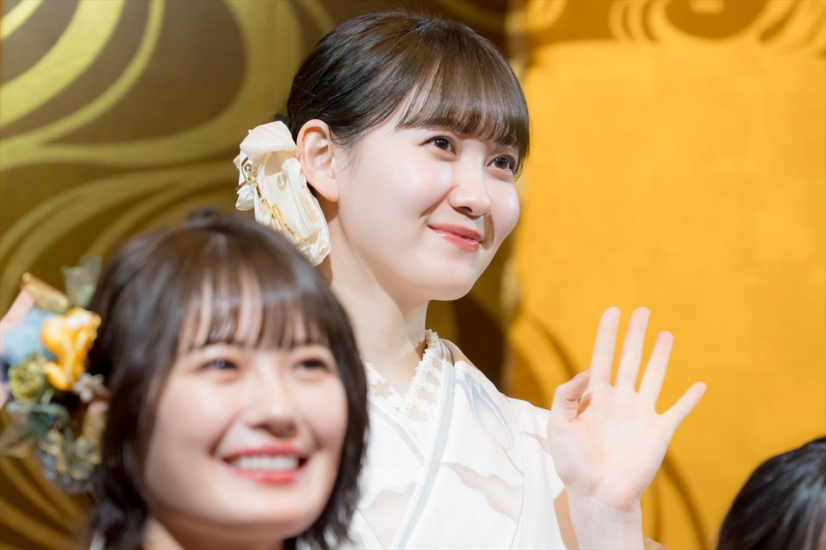 乃木坂46新成人、振り袖姿を披露　岩本蓮加「まだまだ上を目指していけたら」と意気込み