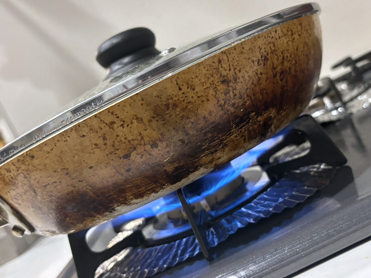 20240130　農林水産省が伝授した「フライパン炊飯」試してみた
