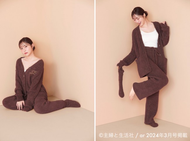 指原莉乃が「ジェラピケ」新作を着こなす! 甘さを楽しむ“バレンタイン”コレクション登場