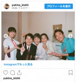 岸井ゆきのが披露したドラマ『お別れホスピタル』のオフショット　※「岸井ゆきの」インスタグラム