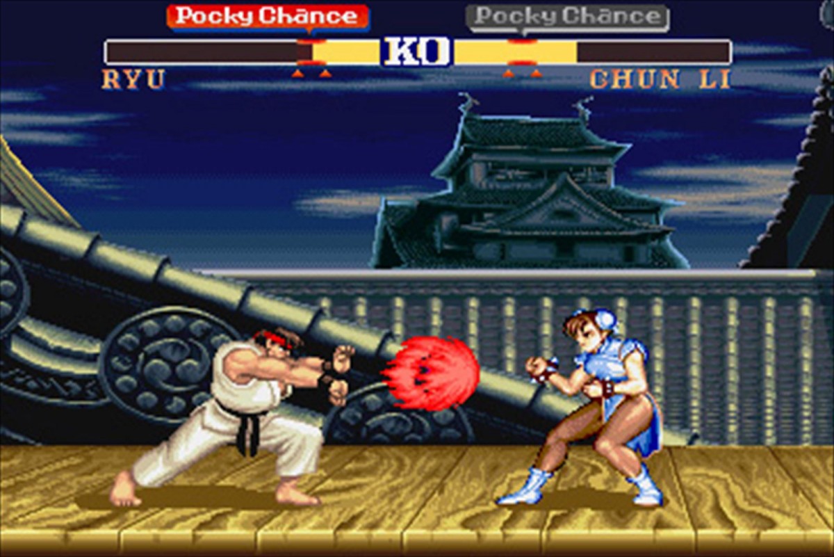 狩野英孝、『Street Fighter II POCKY EDITION』に新キャラ“EIKO”として登場　オリジナル必殺技も！