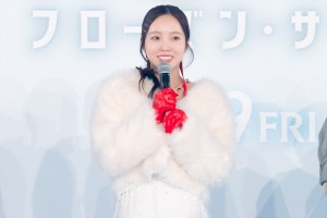 本田真凜、『ゴーストバスターズ／フローズン・サマー』極寒レッドカーペットイベントに登場