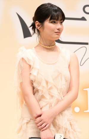 蒔田彩珠、映画『ハピネス』完成披露試写会に登場