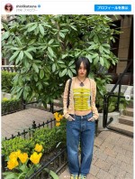 忽那汐里、印象激変の近況ショット公開 ※「忽那汐里」インスタグラム