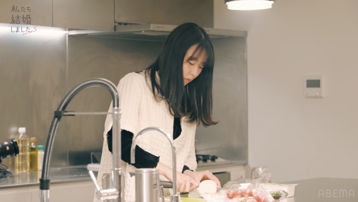 白間美瑠、密着サウナデート　“夫”永田崇人はタジタジ「恥ずかしい」
