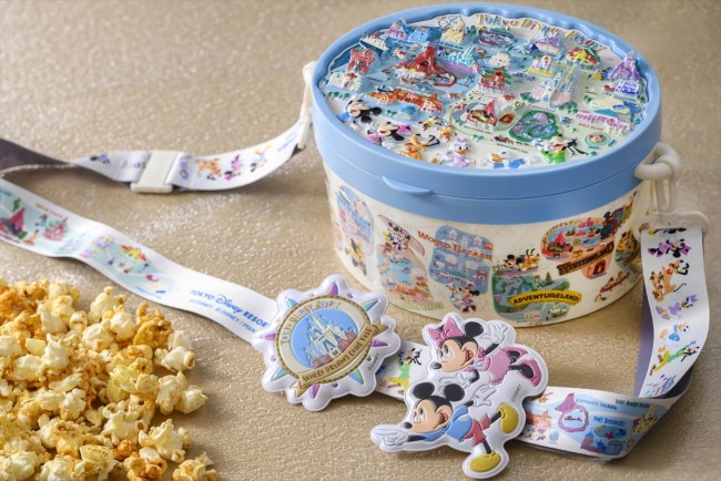 TDRに新ポップコーンバケット！ “新エリア”含むパークのマップをモチーフにしたデザイン＜東京ディズニーリゾート＞