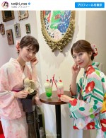 （左から）谷尻萌、小野寺結衣　※「谷尻萌」インスタグラム