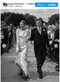イギリスで一番リッチな独身貴族がついに結婚　美しすぎるポートレート公開※「Benjamin Wheeler」インスタグラム