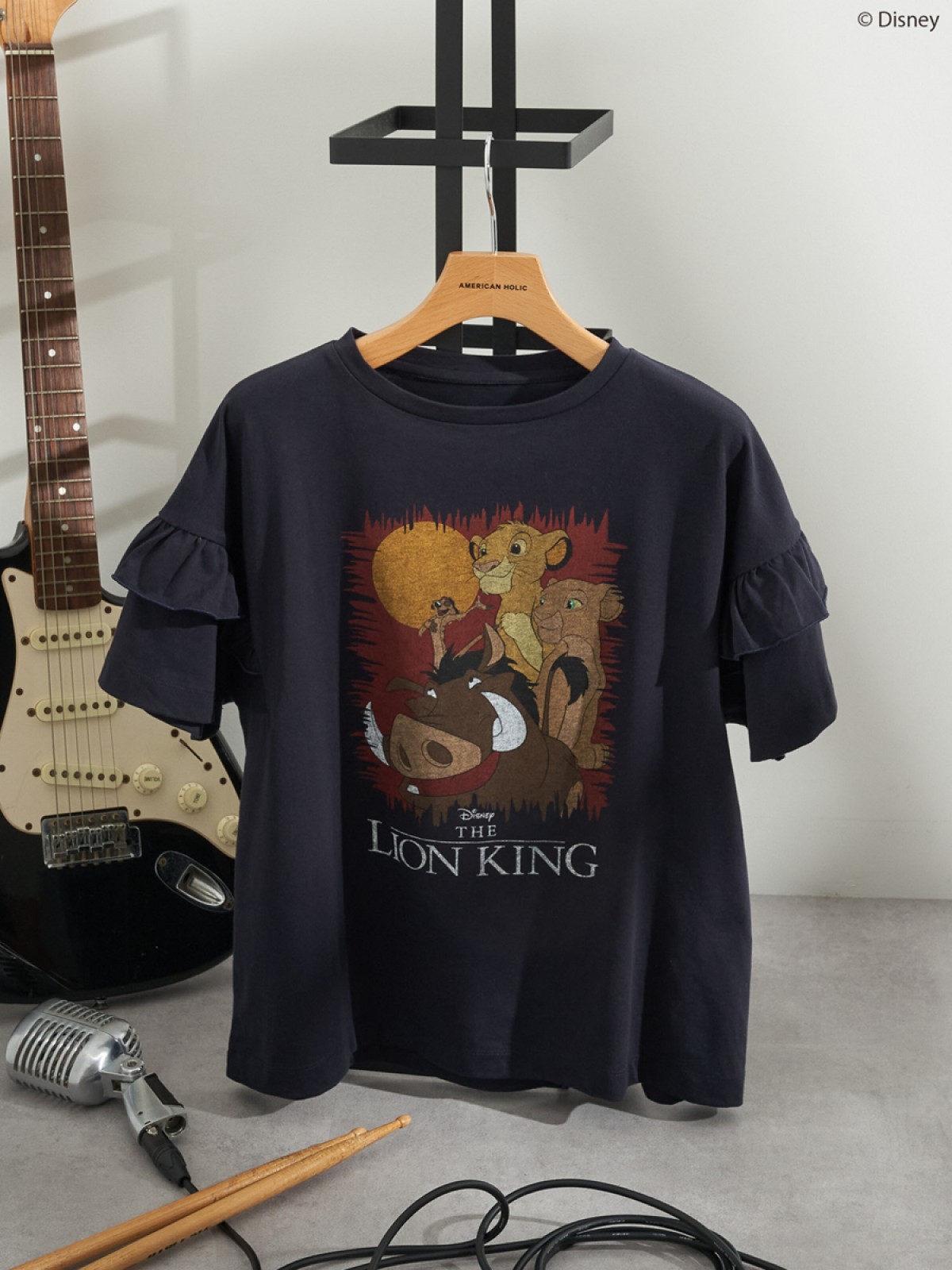 20242627「フロッキーPtフェード加工T」＆「フリルTシャツ」