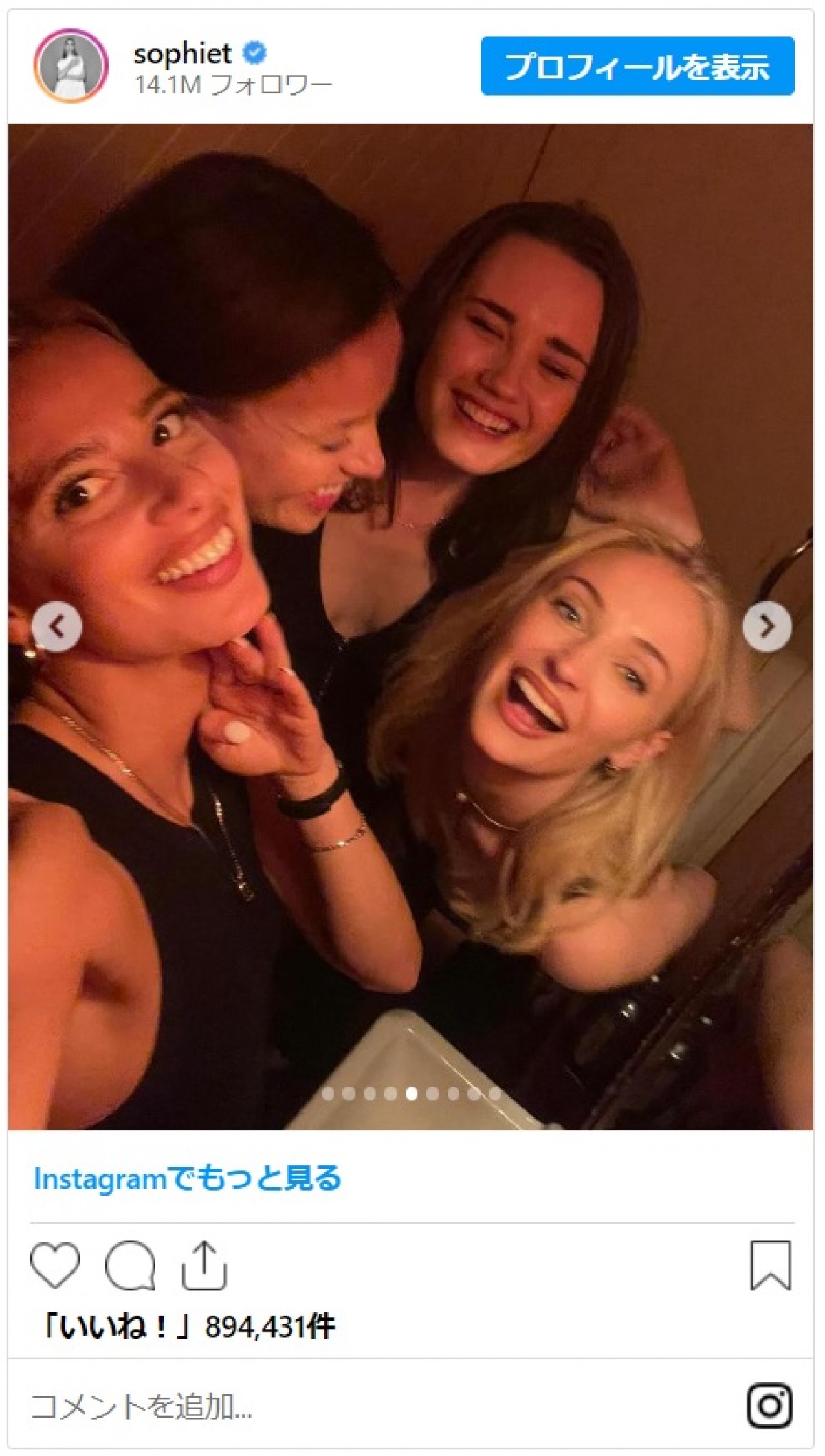 ソフィー・ターナー、恋人とのピクニックデート写真を公開