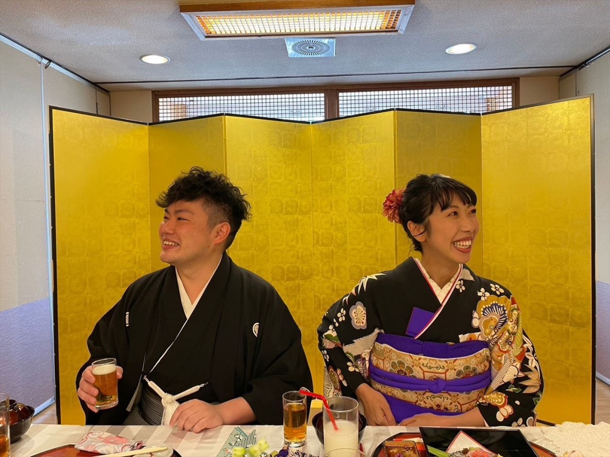 老舗温泉旅館の若旦那＆若女将の夫婦が登場！　女将も知らなかった2人の極秘交際の全ぼうが明らかに　今週の『新婚さん』