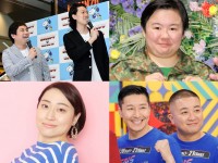 （左上から時計回りで）霜降り明星、やす子、チョコレートプラネット、丸山礼