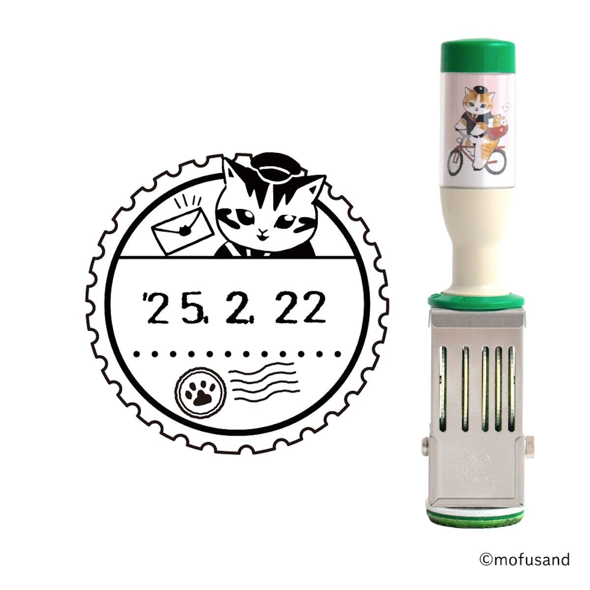 2024.8.5mofusand日付印＆スタンプパッド