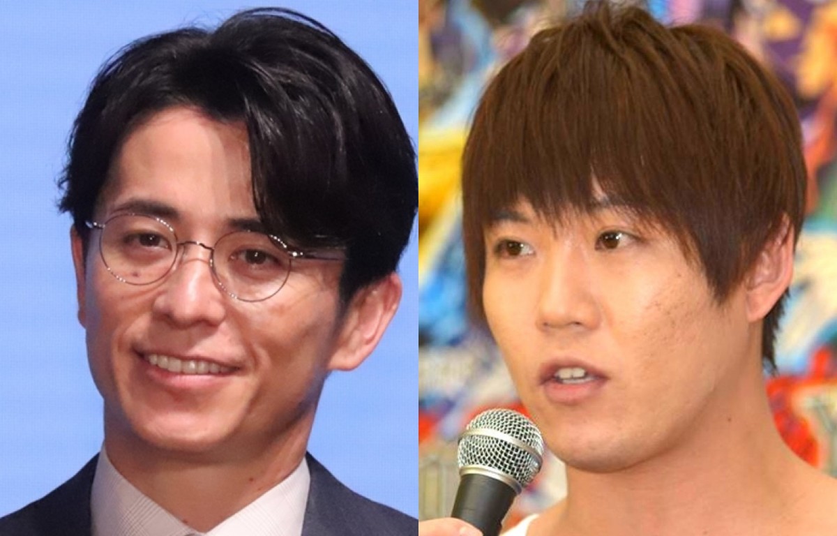 (左から)藤森慎吾、おたけ