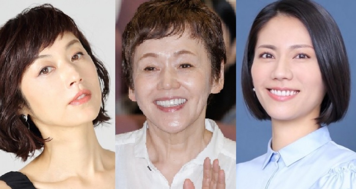 (左から)高岡早紀、大竹しのぶ、松下奈緒