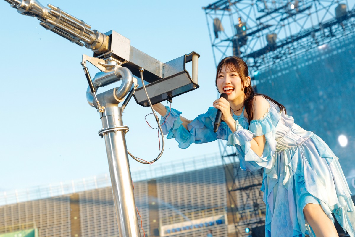 日向坂46、「ひなたフェス2024」開催　水の演出復活でファンびしょ濡れ　念願の東京ドームライブも発表