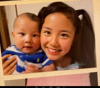 阪田マリン、13歳の頃　※「阪田マリン」エックス