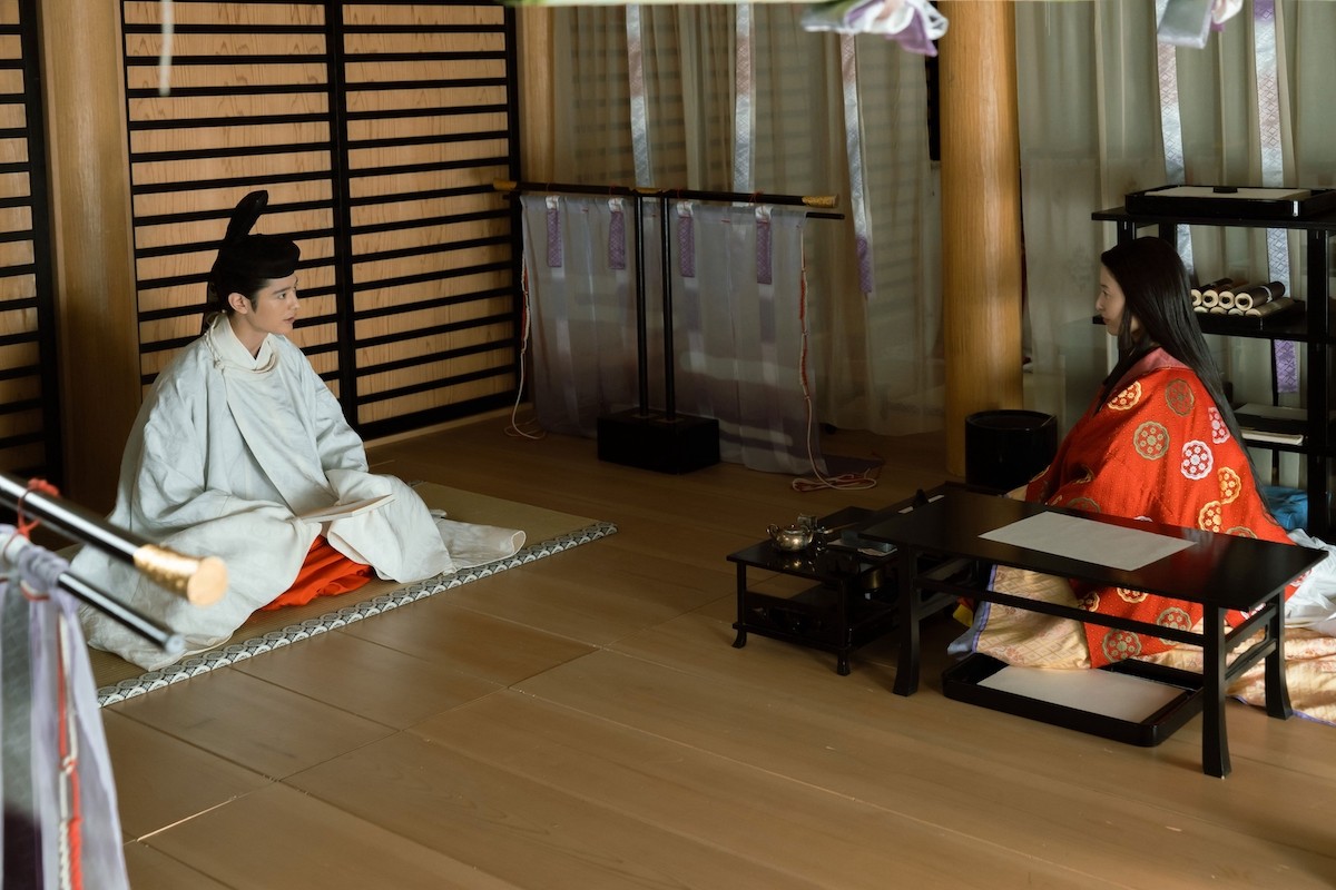 『光る君へ』“彰子”見上愛、“一条天皇” 塩野瑛久に涙の告白　ネット共感「一緒に号泣」