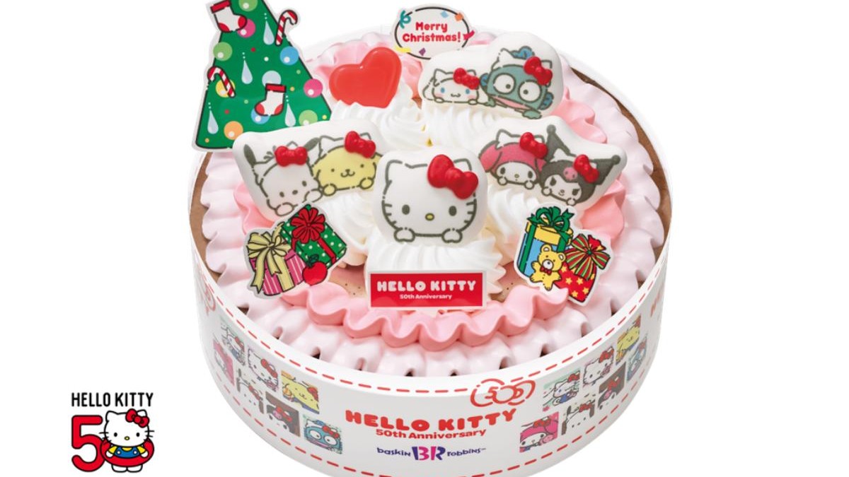 クリスマス　キティー サーティワン「クリスマスケーキ」予約開始！ ハローキティやポケモン