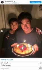 56歳の誕生日を迎えた鈴木一真　※「鈴木一真」インスタグラム