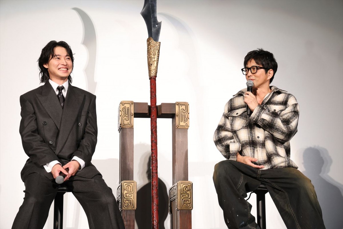 『キングダム 大将軍の帰還』山崎賢人が“王騎”大沢たかおに「学んで刺激を受けてきました」　原作者・原泰久のメッセージも到着
