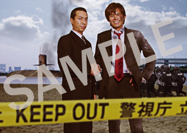 映画『室井慎次 生き続ける者』入場者プレゼント、青島と室井「潜水艦事件」スペシャルポストカードビジュアル
