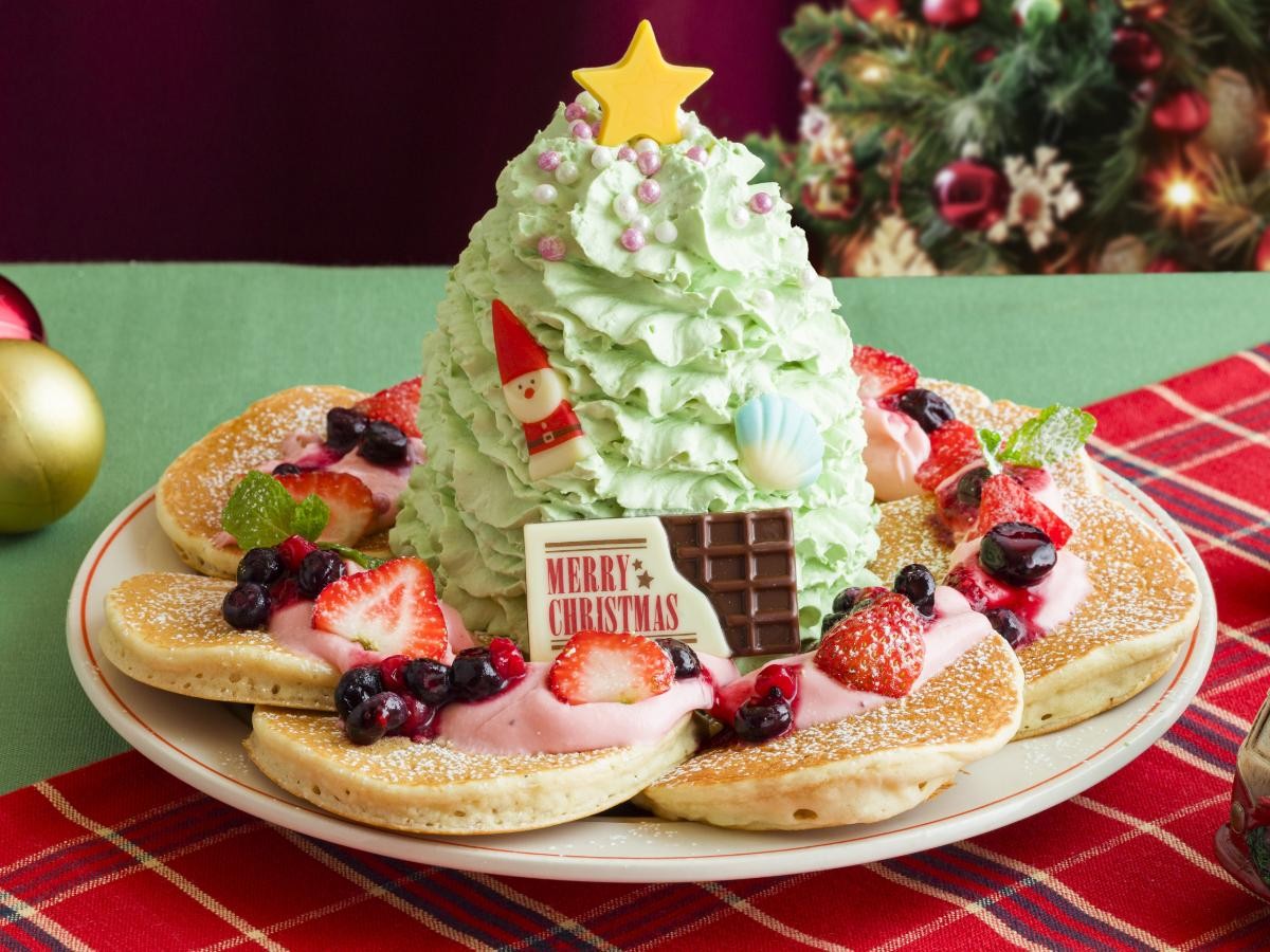 20241124「Eggs ’n Things」クリスマス限定パンケーキ