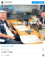 小倉智昭さんと笠井信輔の思い出2ショット　※「笠井信輔」インスタグラム