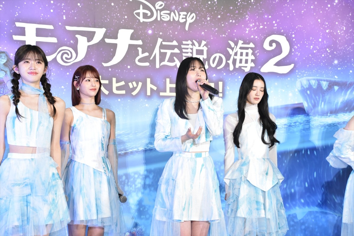 ME:I、『モアナと伝説の海２』エンドソングを生歌唱！　来年の目標は「今年を超えたい」
