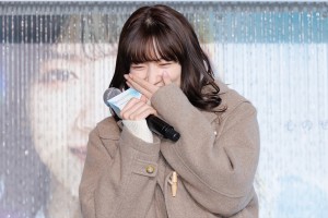 永野芽郁、ドラマ『君が心をくれたから』フォトスポットお披露目イベントに登場