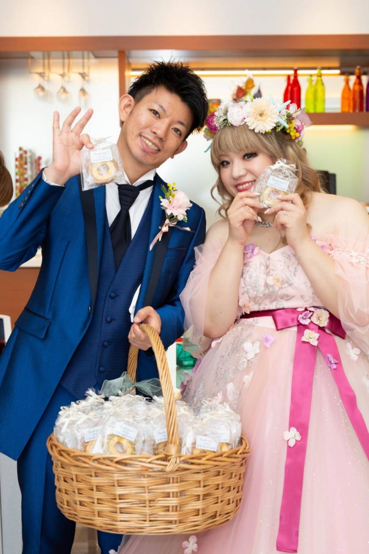 『新婚さんいらっしゃい！』ギャル妻、“すっぴん”公開も夫は気付かず「どこにおるん？」