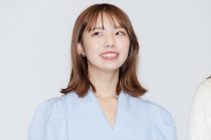 菊地姫奈、『チェイサーゲームW パワハラ上司は私の元カノ』記者会見に登場