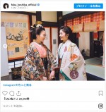 ドラマ『大奥』で“ばちばち”な（左から）森川葵、小芝風花 ※「小芝風花」インスタグラム