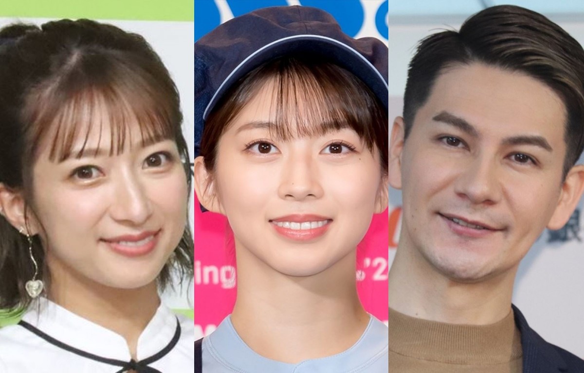 (左から)辻希美、牧野真莉愛、JOY