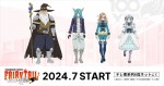 アニメ『FAIRY TAIL 100年クエスト』よりエレフセリア（CV：麦人）、メルクフォビア（CV：梅原裕一郎）、カラミール（CV：日笠陽子）、トウカ（CV：鈴代紗弓）