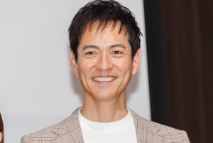 ドラマ『ミス・ターゲット』制作発表会見に出席した沢村一樹