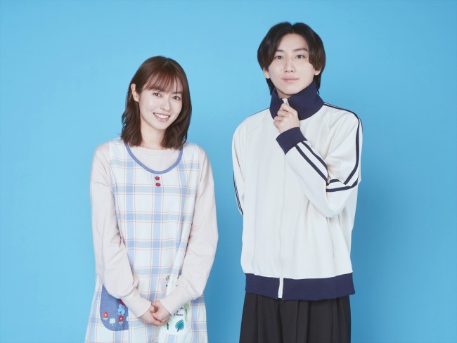 ドラマ『お迎え渋谷くん』で共演する（左から）田辺桃子、京本大我