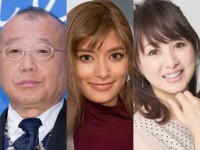 （左から）笑福亭鶴瓶、ローラ、渡辺美奈代