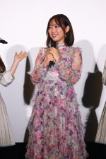 映画『しあわせなんて、なければいいのに。』完成披露試写会に登壇した北川悠理