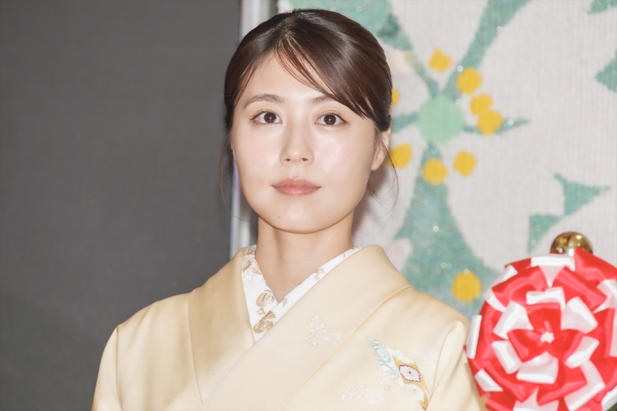 有村架純、中谷美紀らと着物姿で登場　“ホッとする時間”明かす