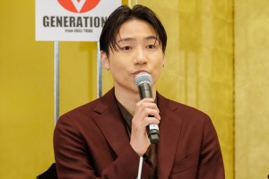 小森隼、GENERATIONS会見に登場