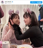 森香澄×鶴嶋乃愛のカチューシャ姿に反響　※「森香澄」インスタグラム