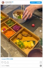 住谷杏奈らが作ったお弁当のおかず ※「住谷杏奈」インスタグラム