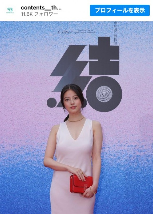 今田美桜が美しい…　※「コンテンツ・スリー」インスタグラム