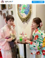 （左から）谷尻萌、小野寺結衣　※「谷尻萌」インスタグラム