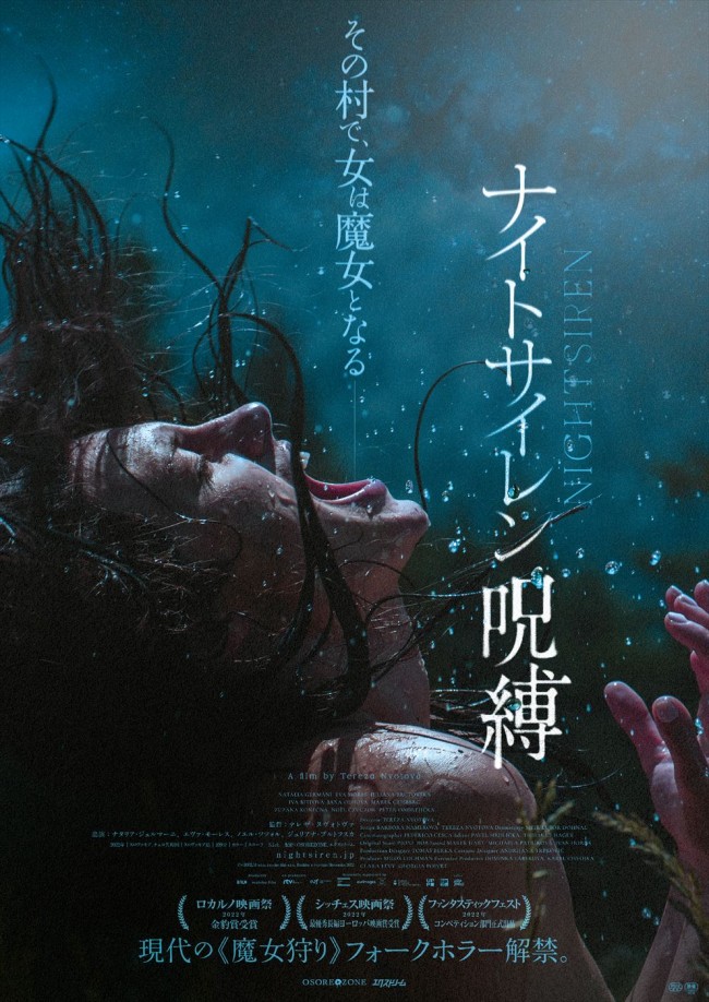 映画『ナイトサイレン／呪縛』チラシビジュアル（表面）