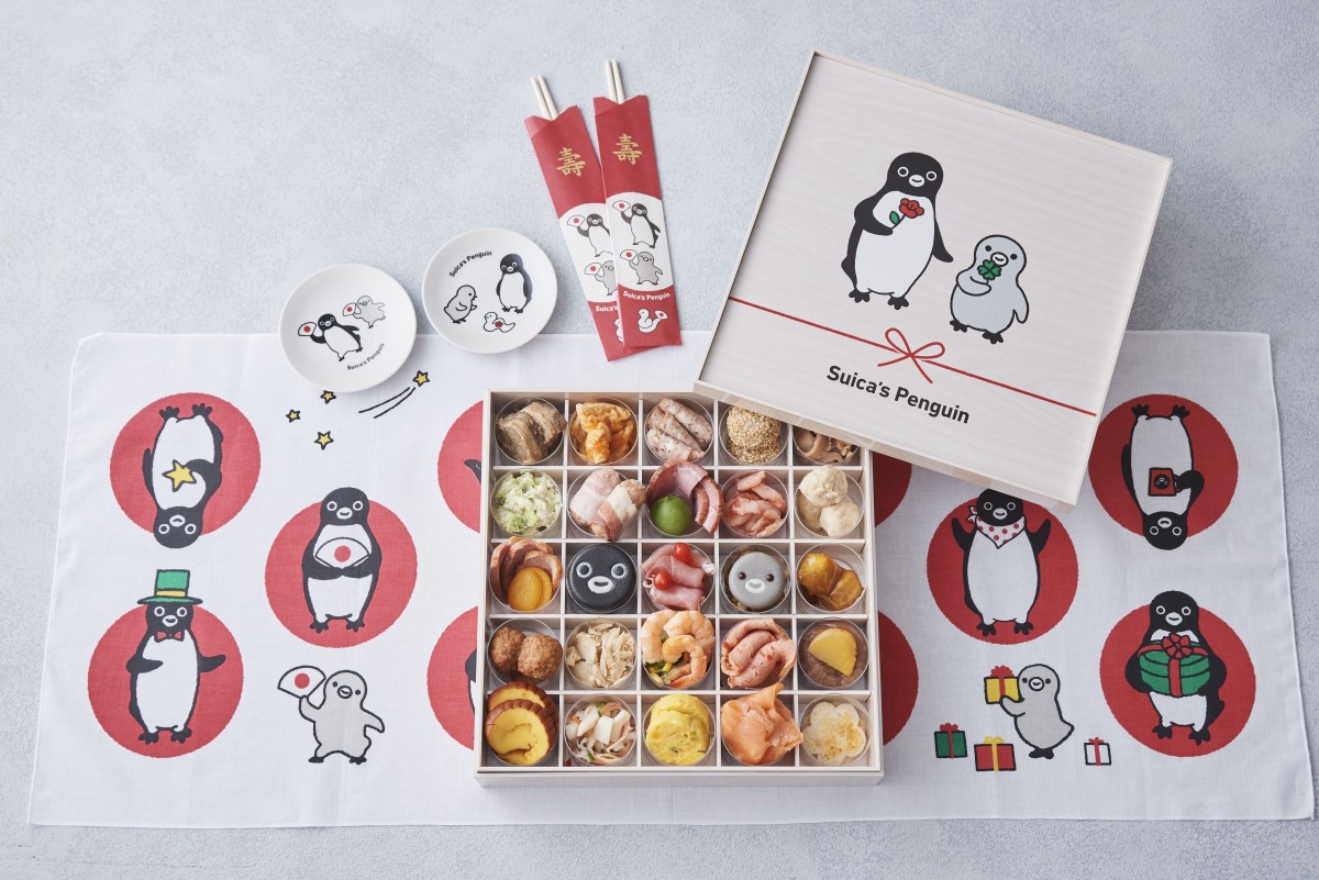Suicaのペンギン「和洋中オードブル」発売へ！　かわいいお重や豆皿などがセットに