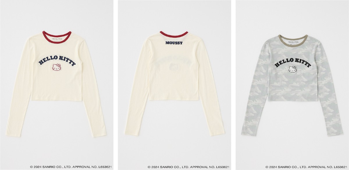 SHIBUYA109に“ハローキティコラボ商品”登場! 「MOUSSY」、「SLY」、「rienda」で展開