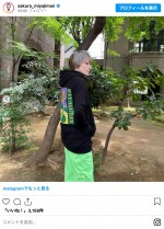宮島咲良、マッチングアプリでの写真の無断使用に警告　※「宮島咲良」インスタグラム